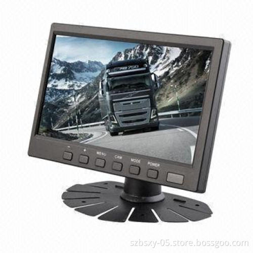 7-inch car rearview monitor with stand-alone for bus